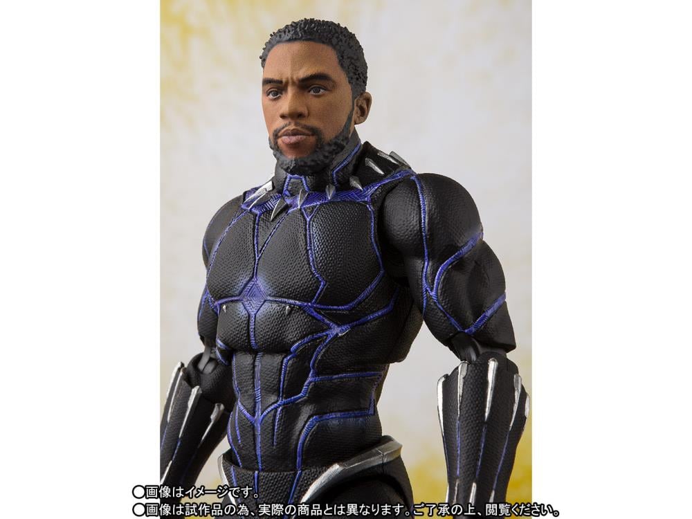 Avengers: Infinity War S.H.Figuarts Black Panther King of Wakanda Exclusive Action Figure Gallery Image 6