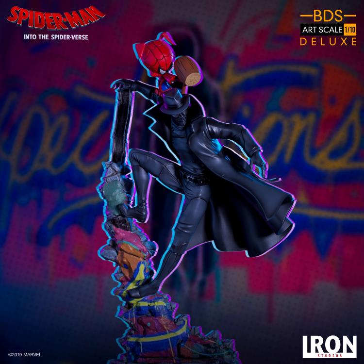 Spider-Man: Into the Spider-Verse Battle Diorama Series Noir & Spider-Ham 1/10 Art Scale Limited Edition Statue Gallery Image 8