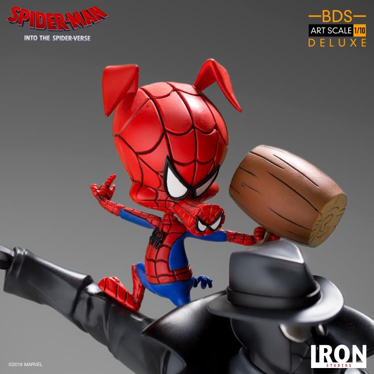 Spider-Man: Into the Spider-Verse Battle Diorama Series Noir & Spider-Ham 1/10 Art Scale Limited Edition Statue Gallery Image 11