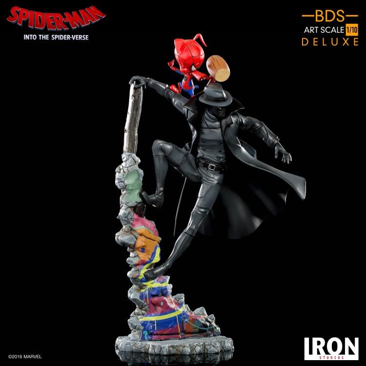 Spider-Man: Into the Spider-Verse Battle Diorama Series Noir & Spider-Ham 1/10 Art Scale Limited Edition Statue Gallery Image 7