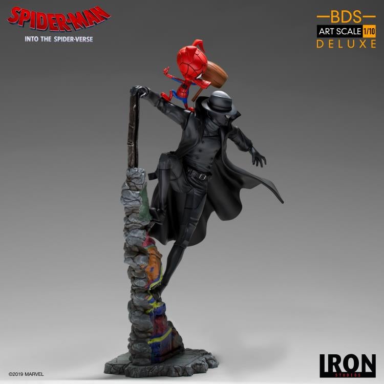 Spider-Man: Into the Spider-Verse Battle Diorama Series Noir & Spider-Ham 1/10 Art Scale Limited Edition Statue Gallery Image 5
