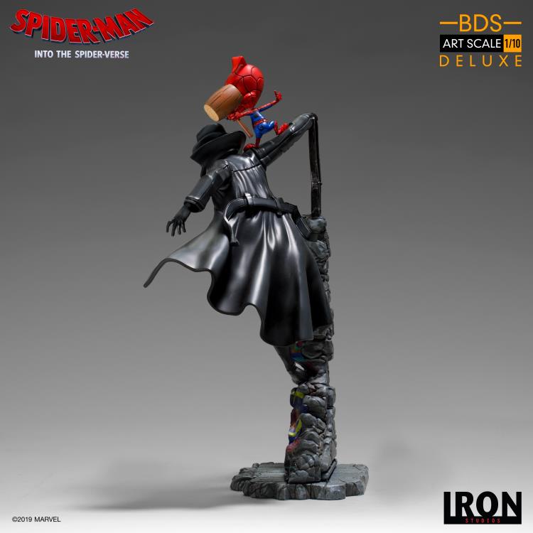 Spider-Man: Into the Spider-Verse Battle Diorama Series Noir & Spider-Ham 1/10 Art Scale Limited Edition Statue Gallery Image 6