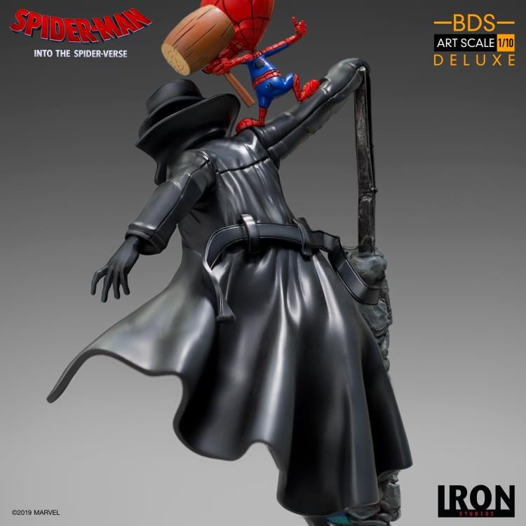 Spider-Man: Into the Spider-Verse Battle Diorama Series Noir & Spider-Ham 1/10 Art Scale Limited Edition Statue Gallery Image 9
