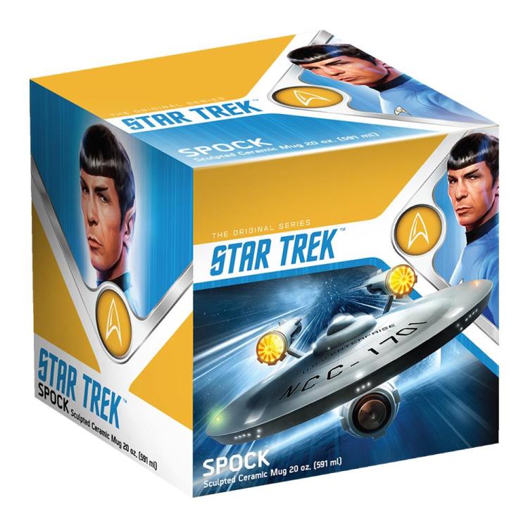 Star Trek Spock Sculpted Ceramic Mug Gallery Image 5