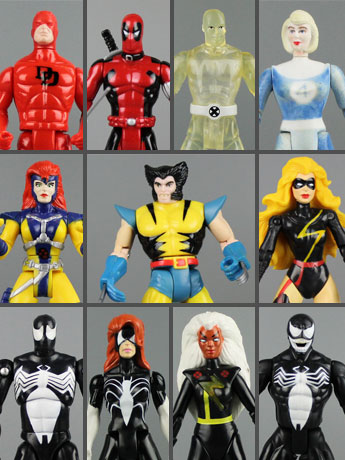 Marvel Hall of Fame Set of 11 Figures Gallery Image 2