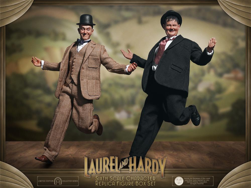 Stan Laurel and Oliver Hardy (Classic Suits) 1/6 Scale Limited Edition Figure Two-Pack Gallery Image 3