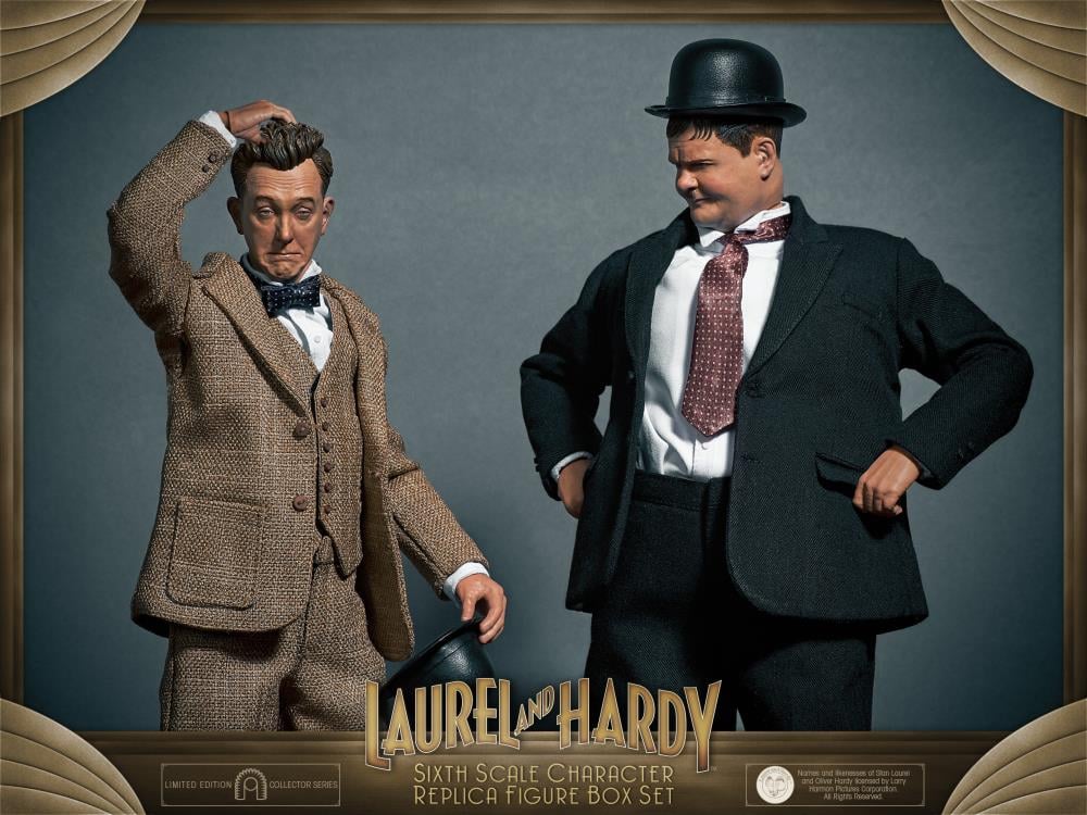 Stan Laurel and Oliver Hardy (Classic Suits) 1/6 Scale Limited Edition Figure Two-Pack Gallery Image 8