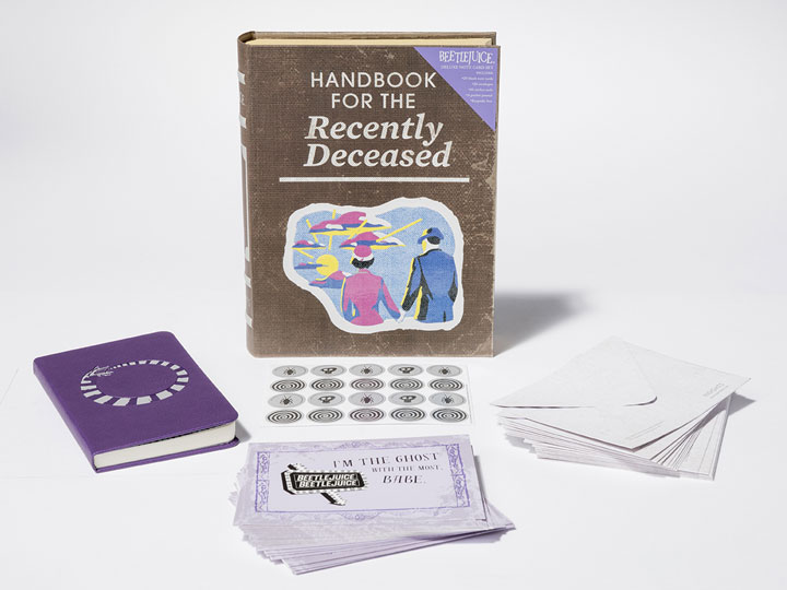 Beetlejuice: Handbook for the Recently Deceased Deluxe Notecard Set (With Keepsake Book Box) Gallery Image 1
