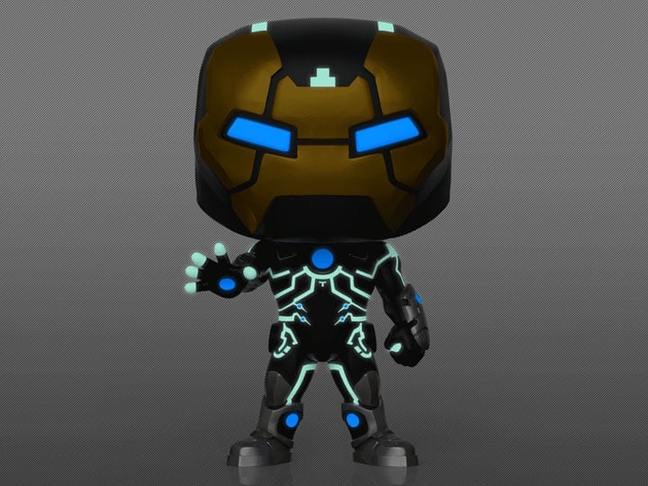 Pop! Marvel: 80th Anniversary - Iron Man Model 39 (Glow-in-the-Dark) Exclusive Gallery Image 3