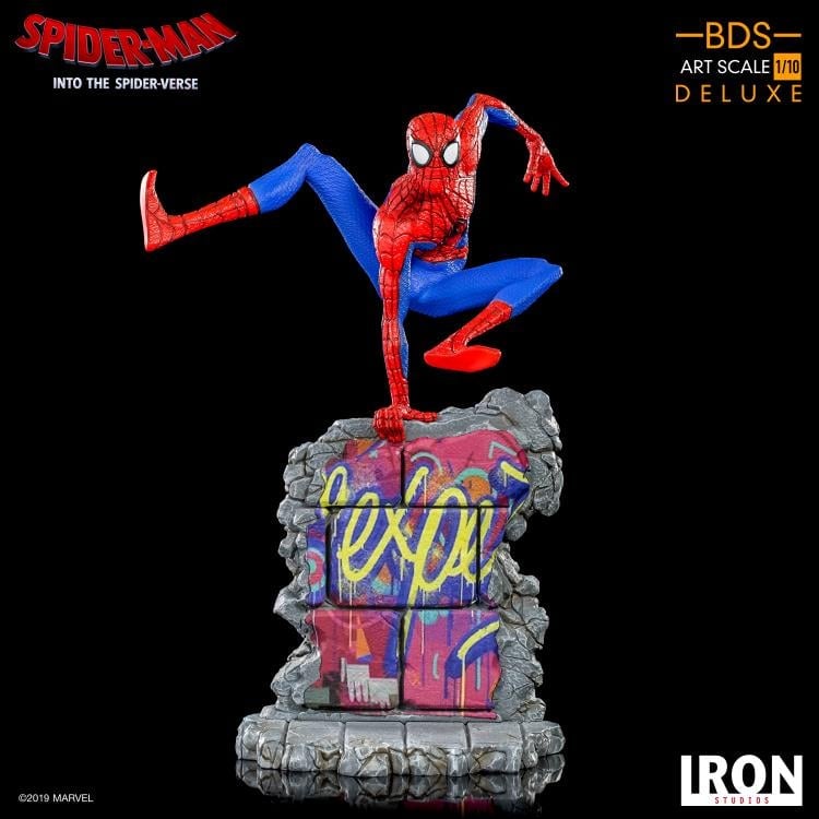 Spider-Man: Into the Spider-Verse Battle Diorama Series Peter B. Parker 1/10 Art Scale Limited Edition Statue Gallery Image 3