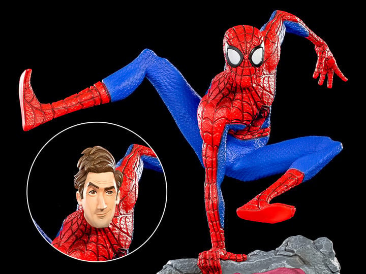 Spider-Man: Into the Spider-Verse Battle Diorama Series Peter B. Parker 1/10 Art Scale Limited Edition Statue Gallery Image 1