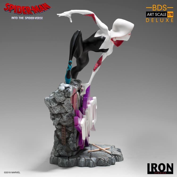 Spider-Man: Into the Spider-Verse Battle Diorama Series Spider-Gwen 1/10 Art Scale Limited Edition Statue Gallery Image 6