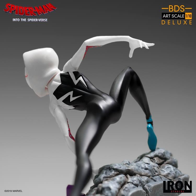 Spider-Man: Into the Spider-Verse Battle Diorama Series Spider-Gwen 1/10 Art Scale Limited Edition Statue Gallery Image 13
