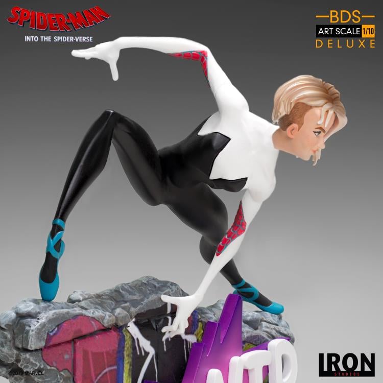 Spider-Man: Into the Spider-Verse Battle Diorama Series Spider-Gwen 1/10 Art Scale Limited Edition Statue Gallery Image 10