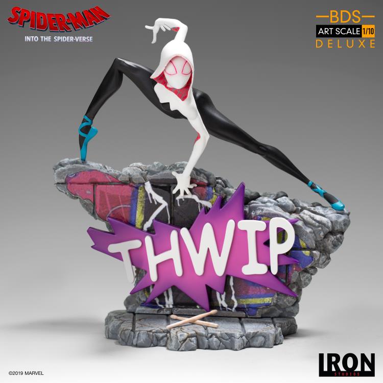 Spider-Man: Into the Spider-Verse Battle Diorama Series Spider-Gwen 1/10 Art Scale Limited Edition Statue Gallery Image 7