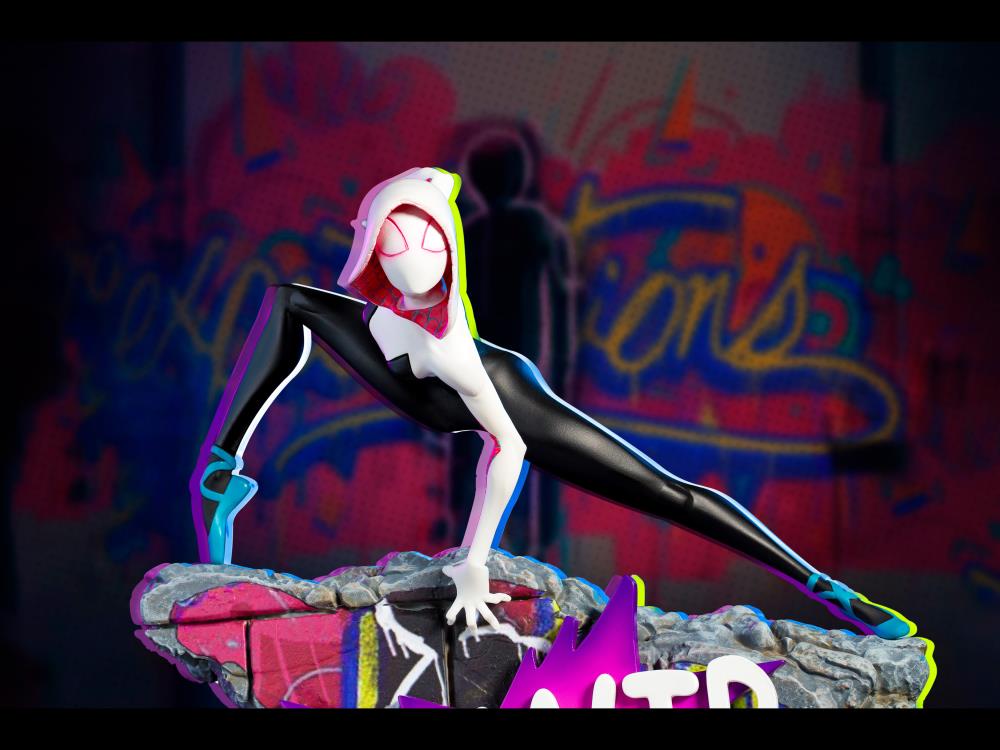 Spider-Man: Into the Spider-Verse Battle Diorama Series Spider-Gwen 1/10 Art Scale Limited Edition Statue Gallery Image 16