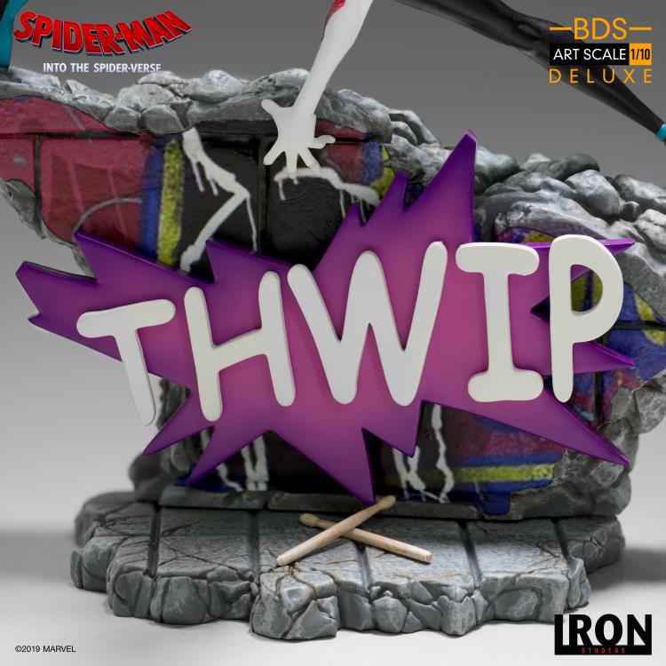 Spider-Man: Into the Spider-Verse Battle Diorama Series Spider-Gwen 1/10 Art Scale Limited Edition Statue Gallery Image 12