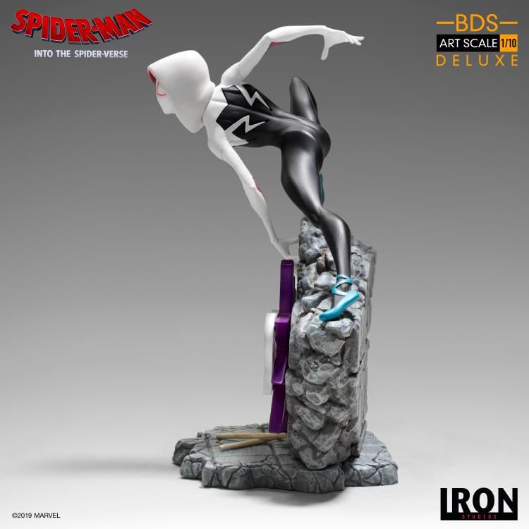 Spider-Man: Into the Spider-Verse Battle Diorama Series Spider-Gwen 1/10 Art Scale Limited Edition Statue Gallery Image 9