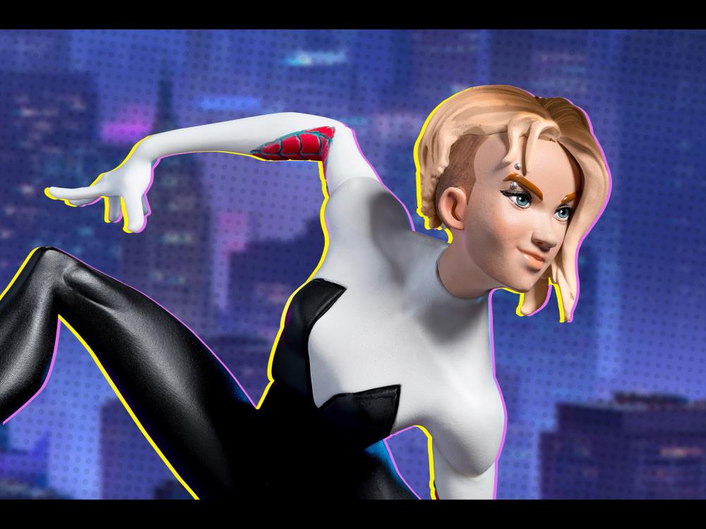 Spider-Man: Into the Spider-Verse Battle Diorama Series Spider-Gwen 1/10 Art Scale Limited Edition Statue Gallery Image 19