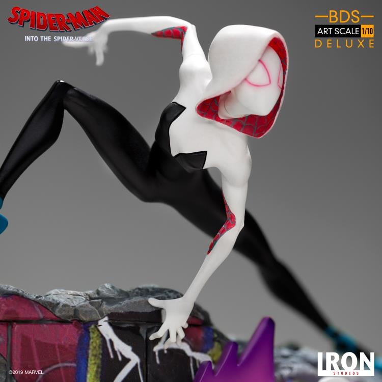 Spider-Man: Into the Spider-Verse Battle Diorama Series Spider-Gwen 1/10 Art Scale Limited Edition Statue Gallery Image 14
