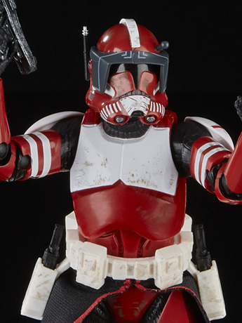 Star Wars: The Black Series 6" Clone Commander Fox (The Clone Wars) BBTS Shared Exclusive Gallery Image 2