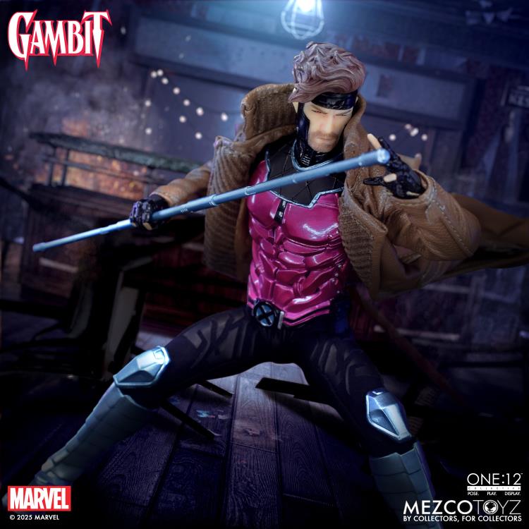 Marvel One:12 Collective Gambit Action Figure Gallery Image 5