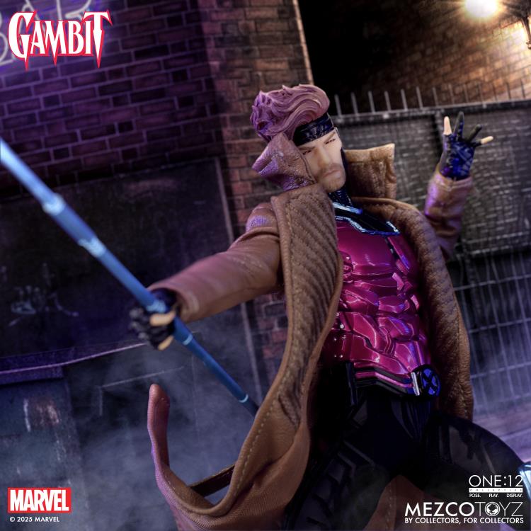Mezco One:12 Gambit | Marvel Gambit Action Figure