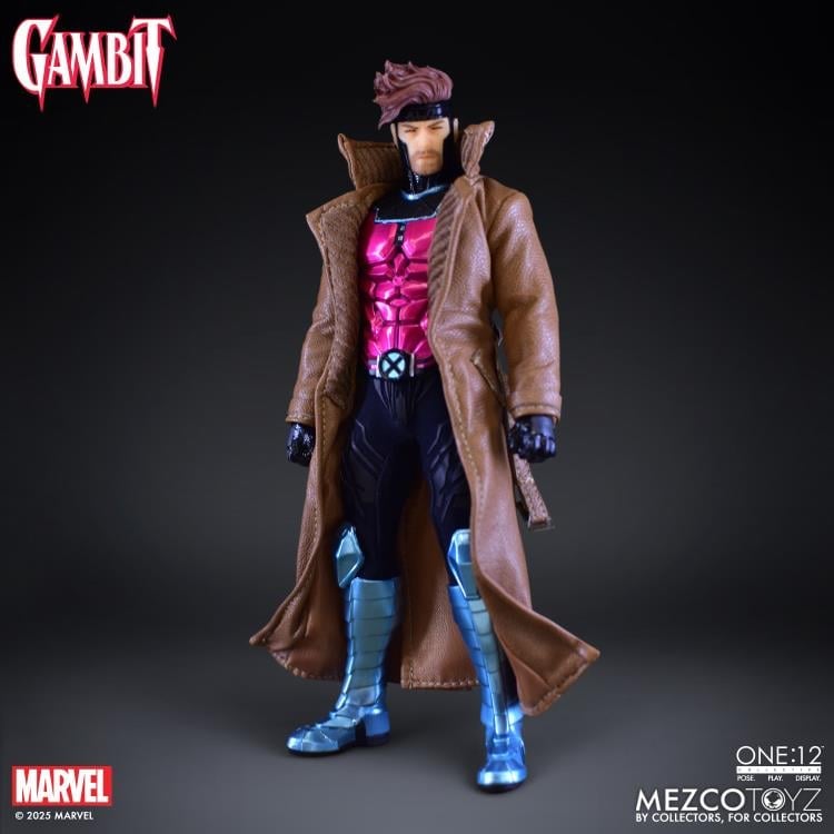 Mezco One:12 Gambit | Marvel Gambit Action Figure