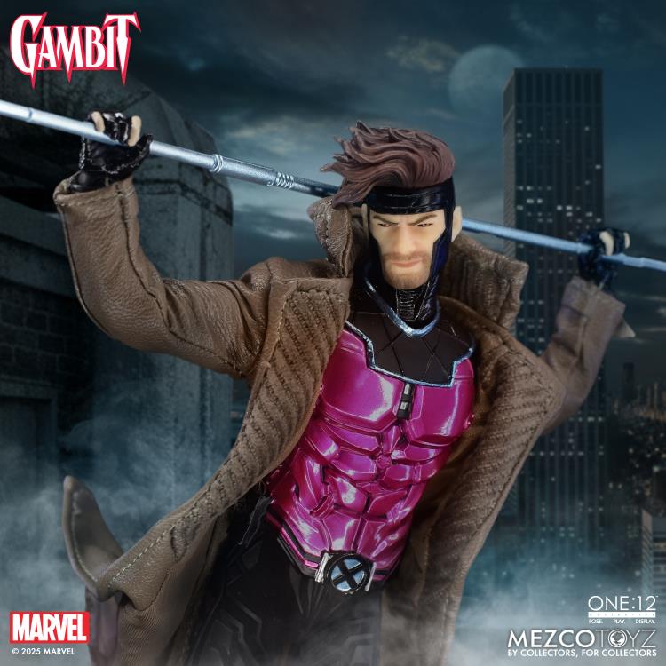 Mezco One:12 Gambit | Marvel Gambit Action Figure