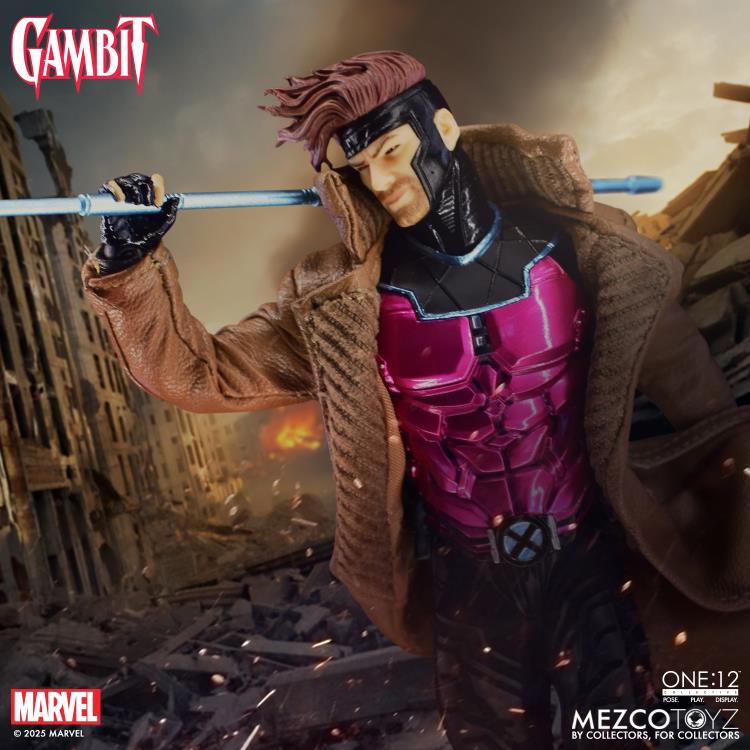 Mezco One:12 Gambit | Marvel Gambit Action Figure