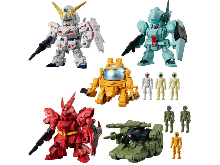 Mobile Suit Gundam Micro Wars 4 Box of 10 Figures Gallery Image 1