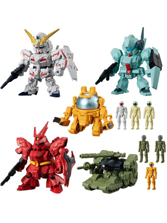 Mobile Suit Gundam Micro Wars 4 Box of 10 Figures Gallery Image 2