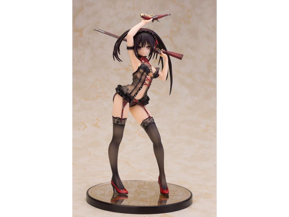 Date A Live Kurumi Tokisaki (Black Lingerie Ver.) 1/7 Scale Figure Gallery Image 3