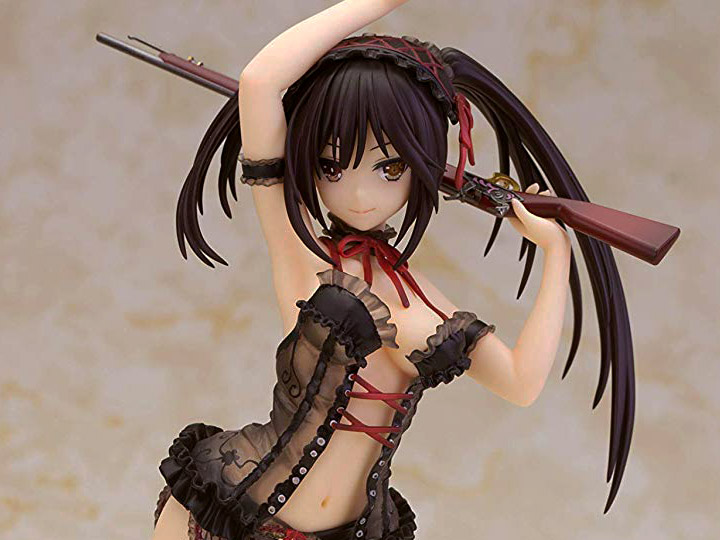 Date A Live Kurumi Tokisaki (Black Lingerie Ver.) 1/7 Scale Figure Gallery Image 1