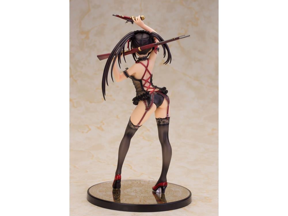 Date A Live Kurumi Tokisaki (Black Lingerie Ver.) 1/7 Scale Figure Gallery Image 4