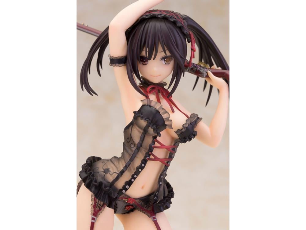 Date A Live Kurumi Tokisaki (Black Lingerie Ver.) 1/7 Scale Figure Gallery Image 6
