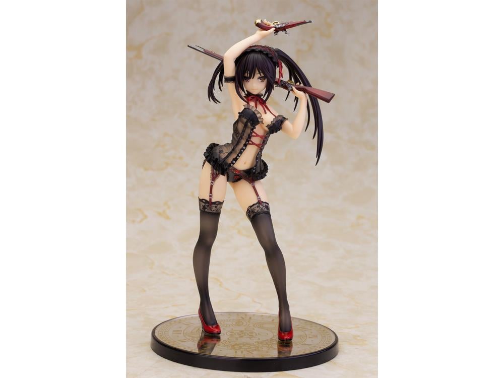Date A Live Kurumi Tokisaki (Black Lingerie Ver.) 1/7 Scale Figure Gallery Image 9
