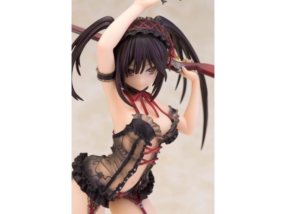 Date A Live Kurumi Tokisaki (Black Lingerie Ver.) 1/7 Scale Figure Gallery Image 7
