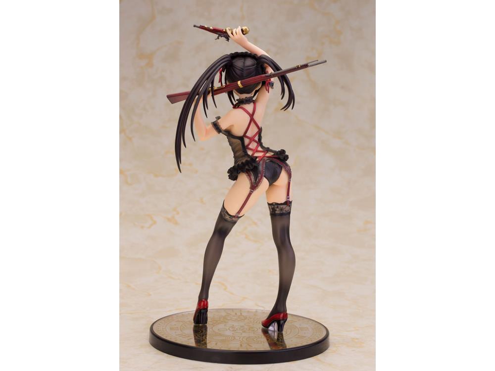 Date A Live Kurumi Tokisaki (Black Lingerie Ver.) 1/7 Scale Limited Edition Figure Gallery Image 4