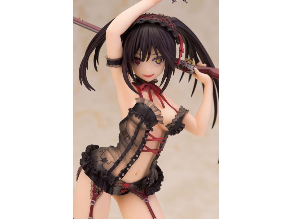 Date A Live Kurumi Tokisaki (Black Lingerie Ver.) 1/7 Scale Limited Edition Figure Gallery Image 11