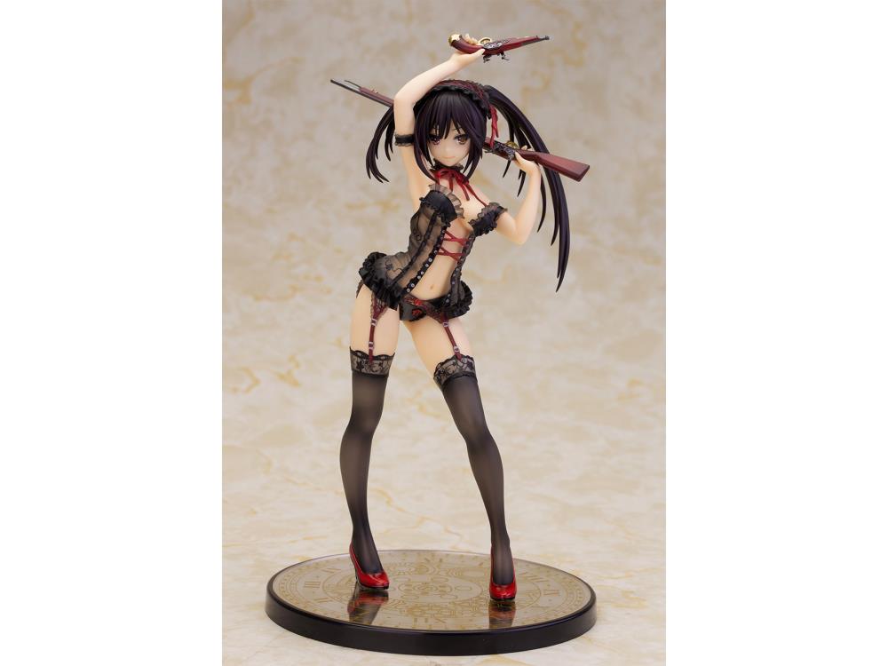Date A Live Kurumi Tokisaki (Black Lingerie Ver.) 1/7 Scale Limited Edition Figure Gallery Image 9