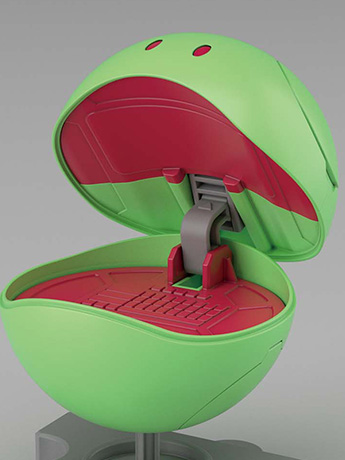 Mobile Suit Gundam HaroPla #12 Basic Green Haro Model Kit Gallery Image 2