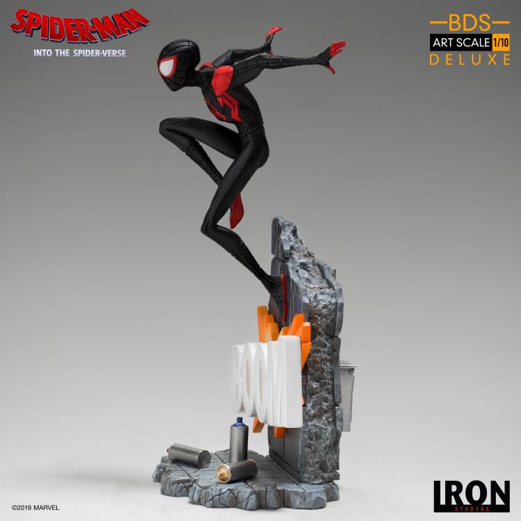 Spider-Man: Into the Spider-Verse Battle Diorama Series Miles Morales 1/10 Art Scale Limited Edition Statue Gallery Image 8