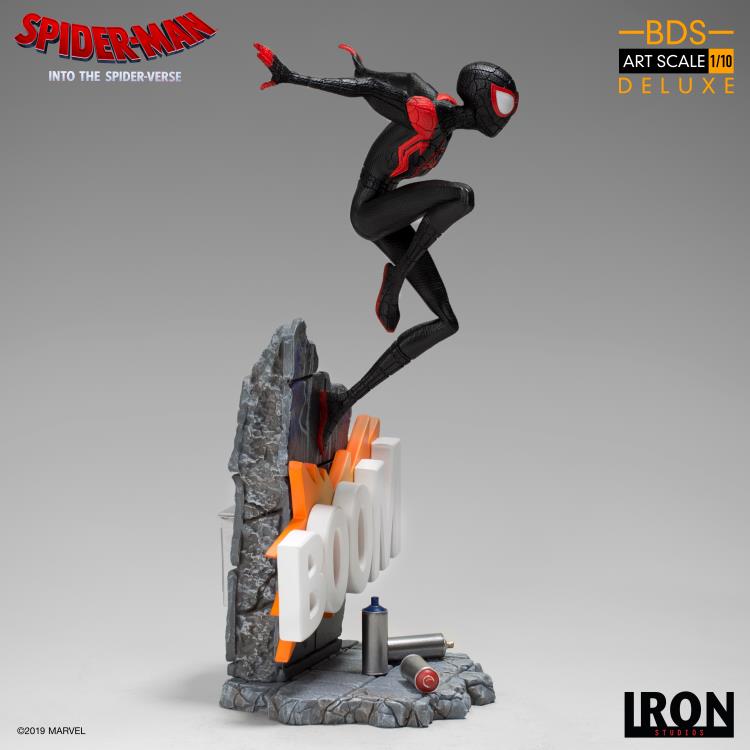 Spider-Man: Into the Spider-Verse Battle Diorama Series Miles Morales 1/10 Art Scale Limited Edition Statue Gallery Image 6
