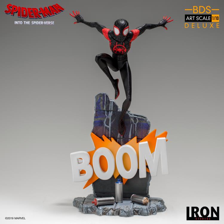 Spider-Man: Into the Spider-Verse Battle Diorama Series Miles Morales 1/10 Art Scale Limited Edition Statue Gallery Image 5