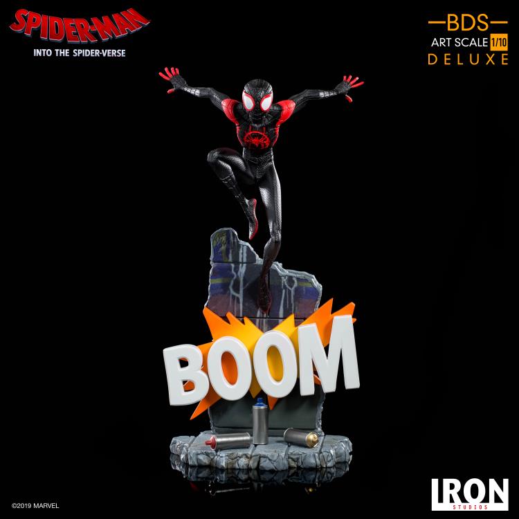 Spider-Man: Into the Spider-Verse Battle Diorama Series Miles Morales 1/10 Art Scale Limited Edition Statue Gallery Image 3