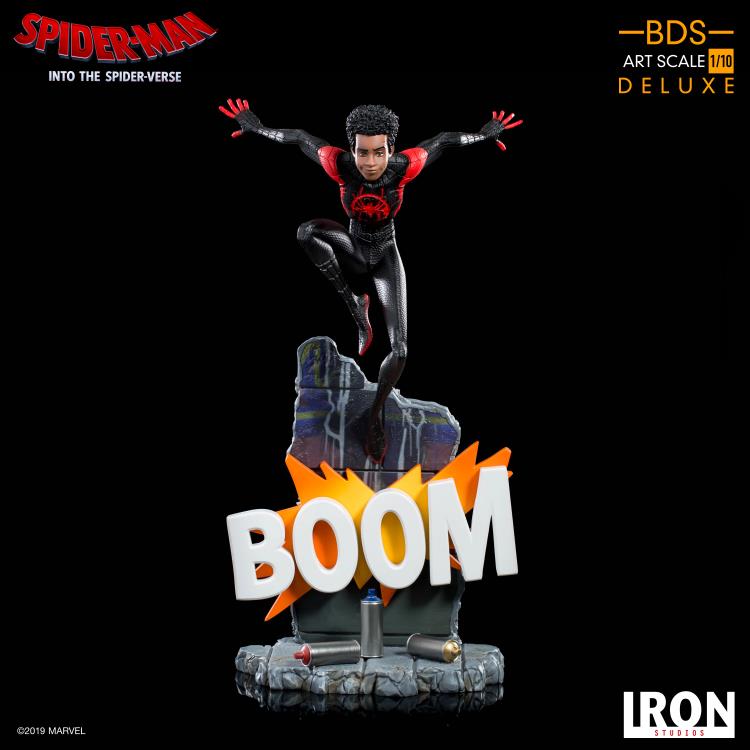 Spider-Man: Into the Spider-Verse Battle Diorama Series Miles Morales 1/10 Art Scale Limited Edition Statue Gallery Image 4