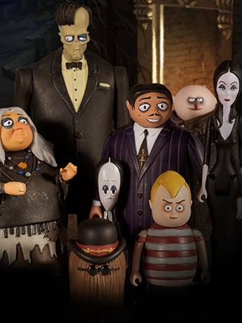 The Addams Family 5 Points Set of 4 Two-Packs Gallery Image 2