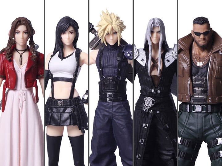 Final Fantasy VII Remake Trading Arts Box of 5 Figures Gallery Image 1