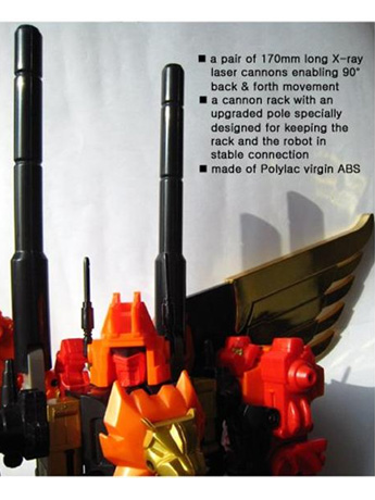 CDMW-18 The King's Power Parts Custom X-Ray Laser Cannons Gallery Image 2